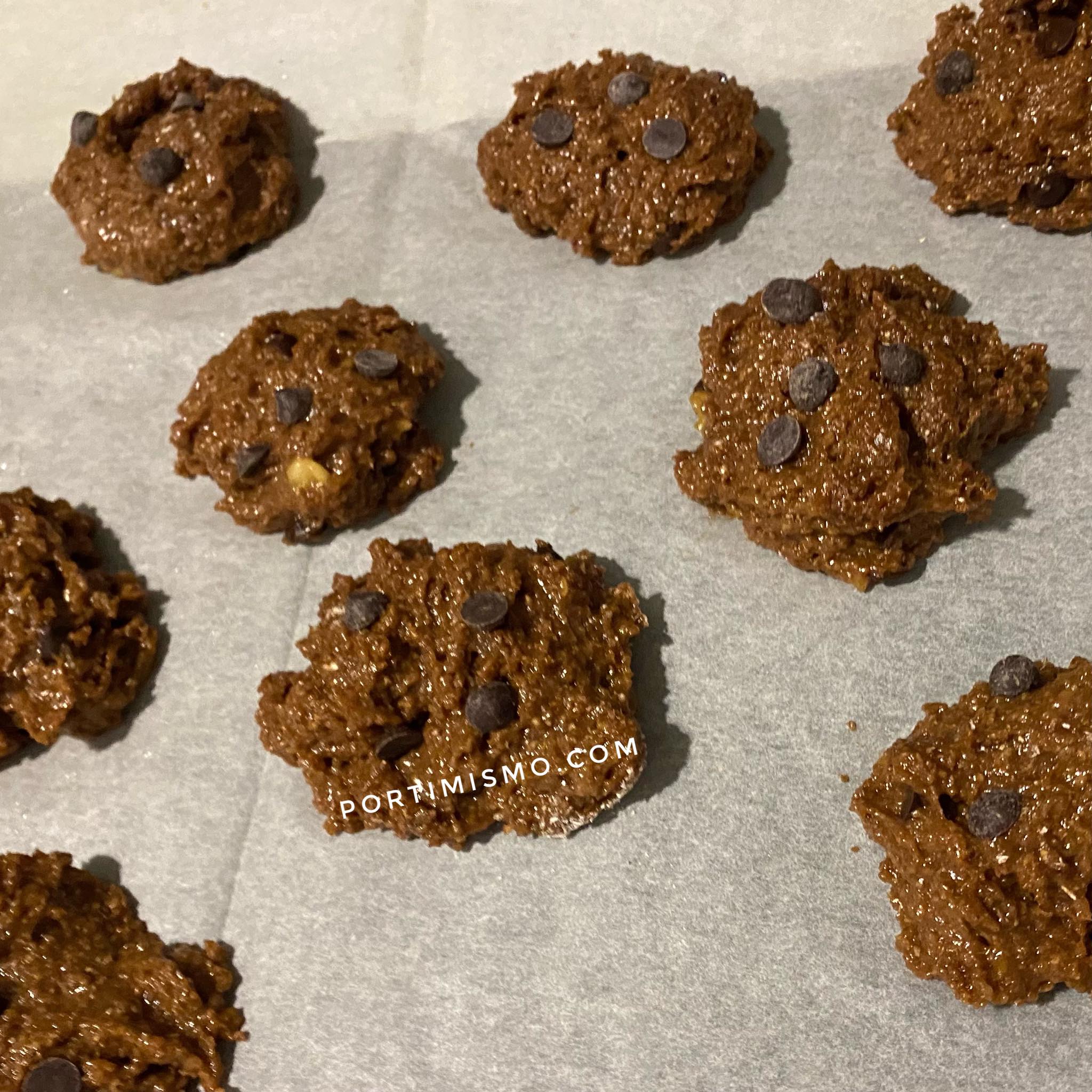 Cookies de chocolate Fit Vegan de toda la vida Portimismo